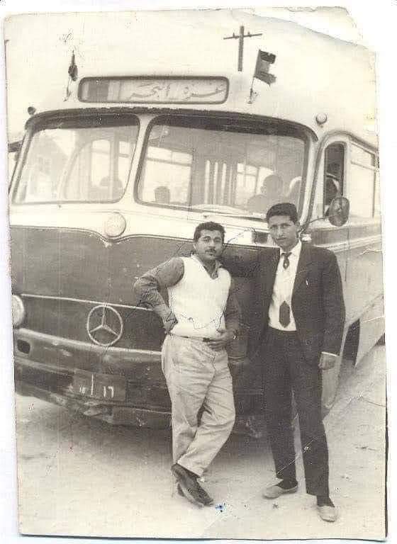 باص في غزة في الستينات