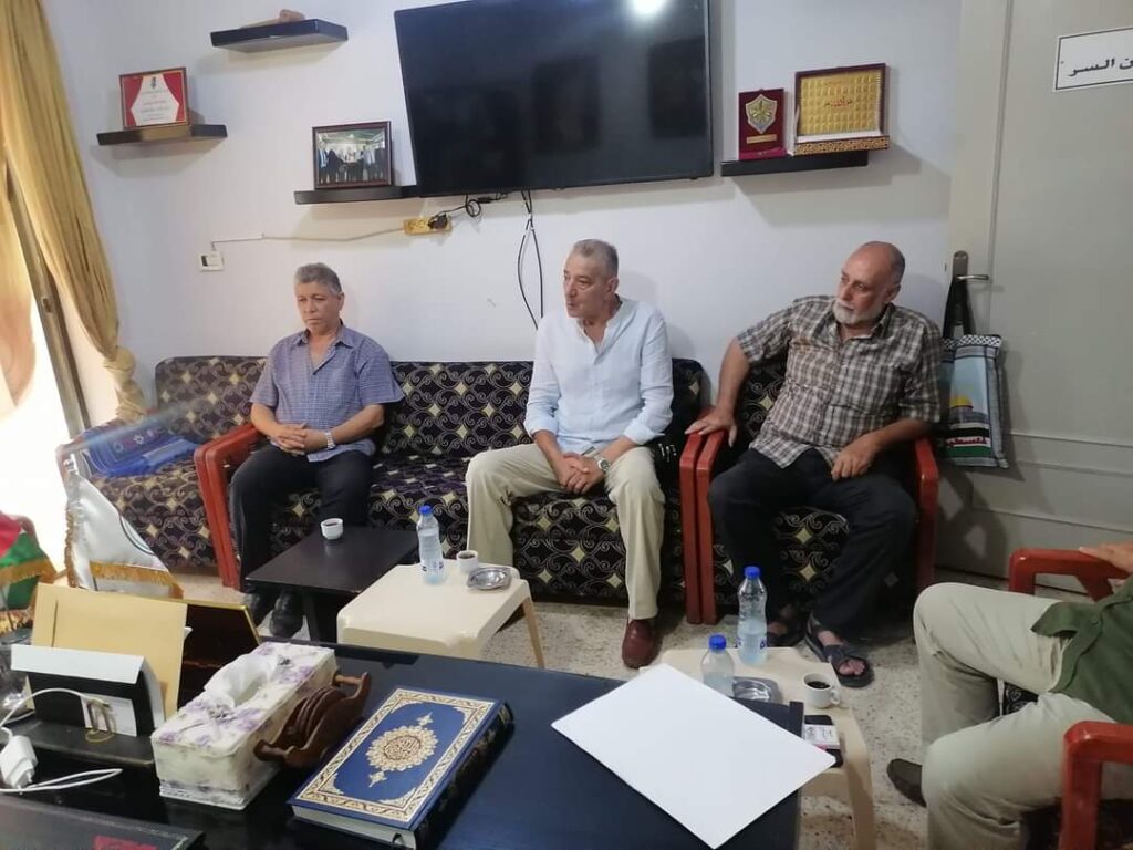 لقاء مشترك بين اتحاد نقابات عمال فلسطين – فرع لبنان واتحاد الفنانين الفلسطينين