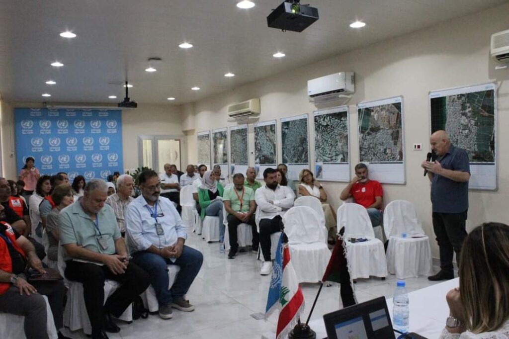 اللجان الشعبية في منظمة التحرير الفلسطينية تطلع الأنروا على استعداداتها لخطة الطوارئ