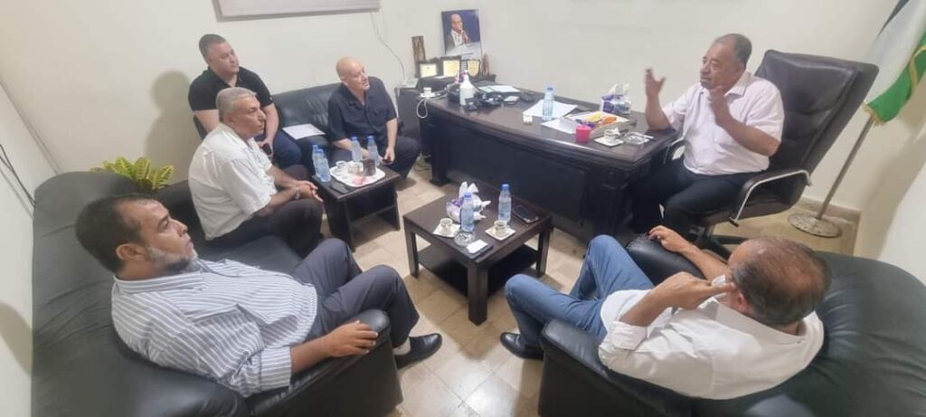 دائرة شؤون اللاجئين الفلسطينيين في لبنان تلتقي وفداً من  لجنة المتابعة المركزية