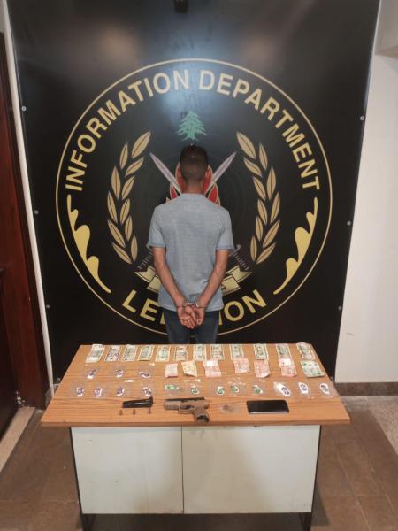 يروّج المخدّرات في الضاحية الجنوبية وطريق المطار، وشعبة المعلومات أوقفته بالجرم المشهود