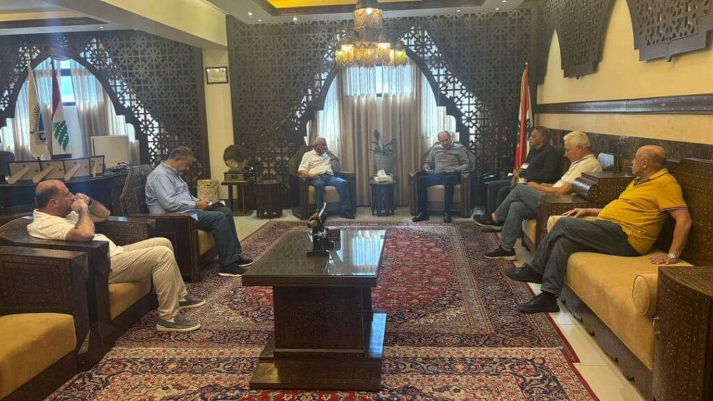 أسامة سعد التقى محافظي  الجنوب والنبطية لمتابعة مختلف الأمور المتعلقة بالنازحين واحتياجاتهم