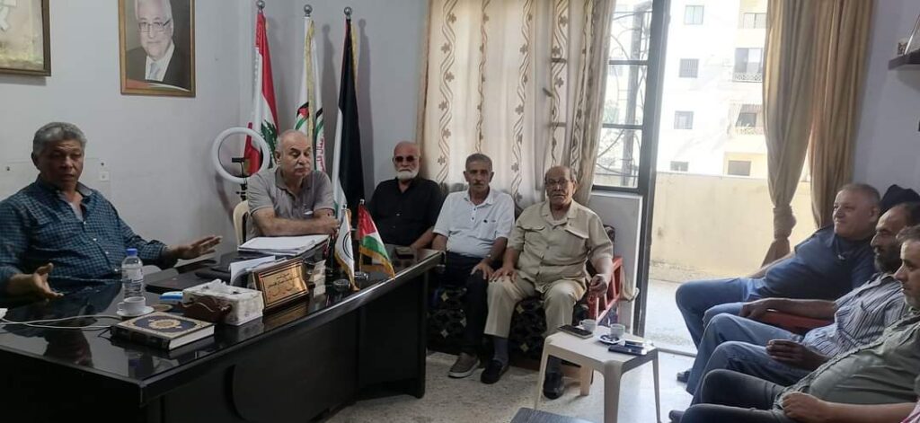 القيادة اليومية لاتحاد نقابات عمال فلسطين- فرع لبنان تعقد اجتماعها الاستثنائي