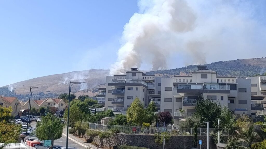 صواريخ الحزب تصل الى صفد
