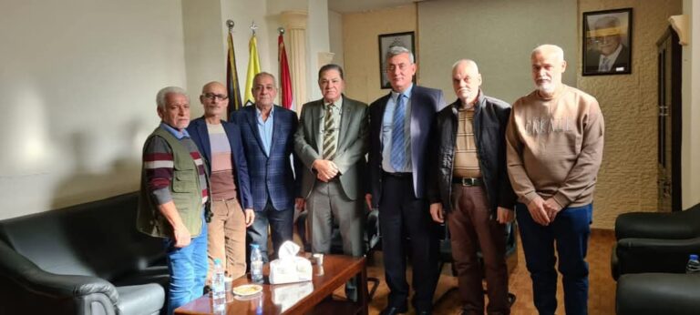 الناطور يستقبل وفد حركة الانتفاضة الفلسطينية