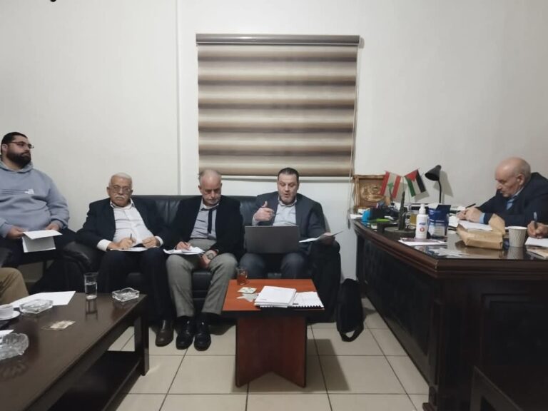 ورشة عمل للجنة المتابعة المركزية للجان الشعبية الفلسطينية