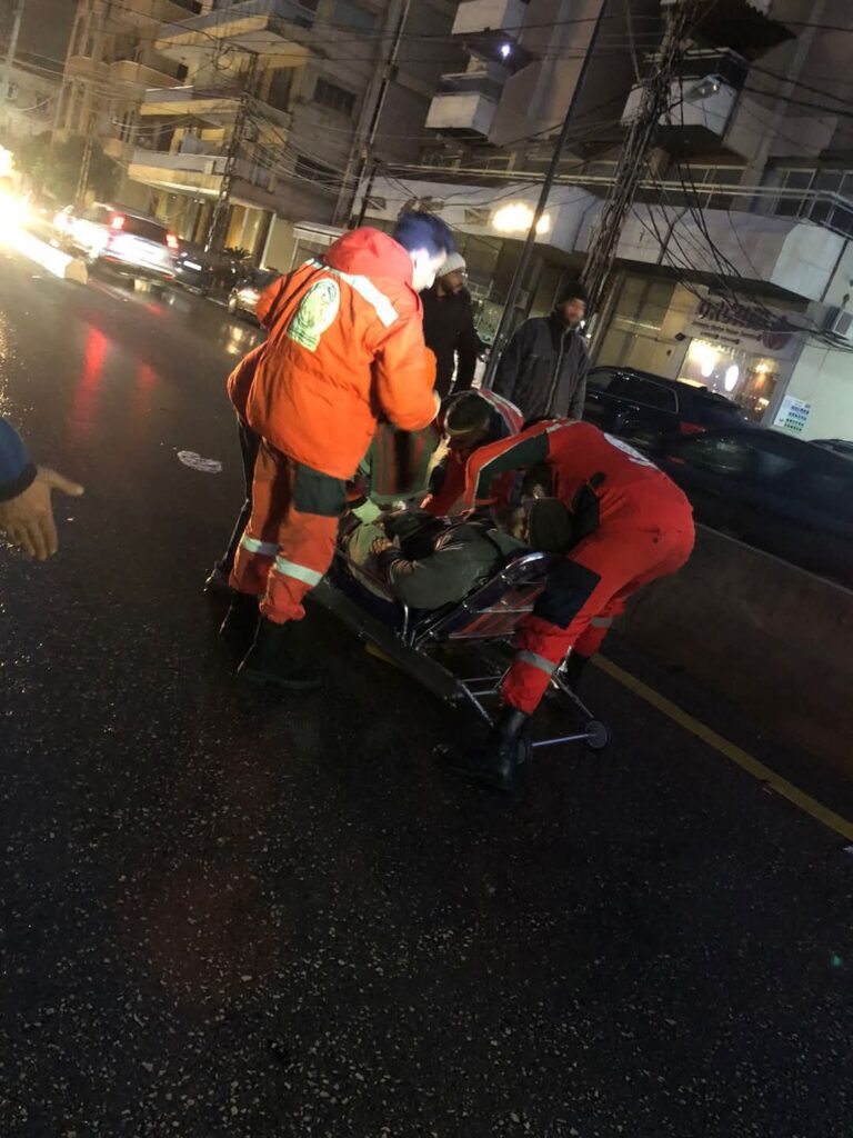 جريح اثر انزلاق دراجة نارية في صيدا