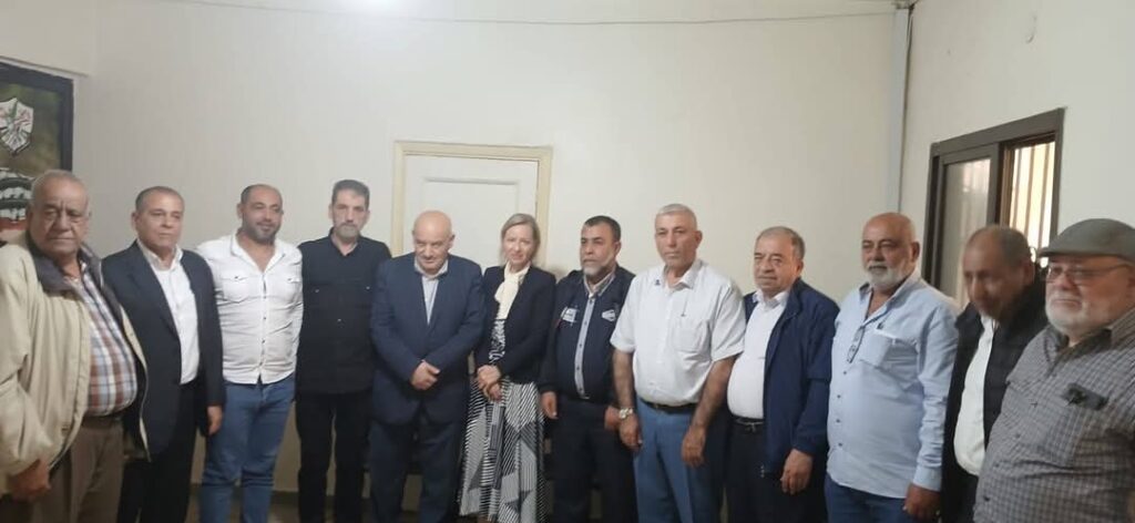 المديرة العامة للاونروا تلتقي لجنة المتابعة المركزية للجان الشعبية في لبنان