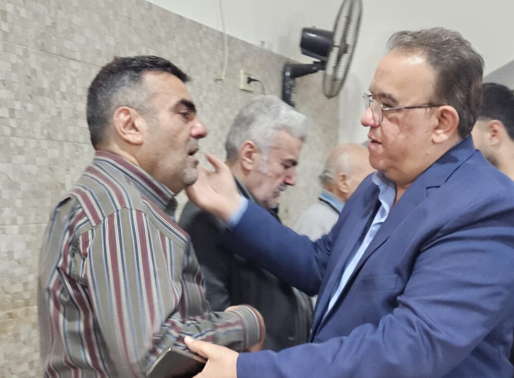 ممثلا معالي السيدة الحريري.. صفدية يعزي بالحاجة خديجة ابو صلاح