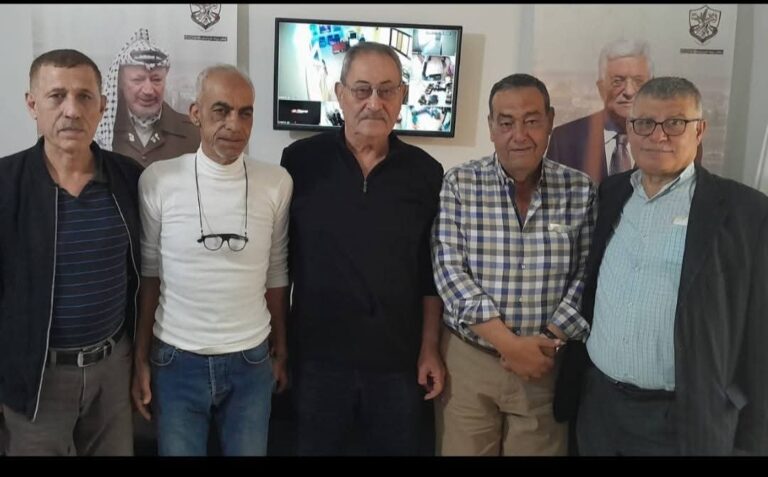 وفد من جبهة التحرير العربية يزور الهيئة الوطنية للمتقاعدين العسكريين في مخيم عين الحلوة