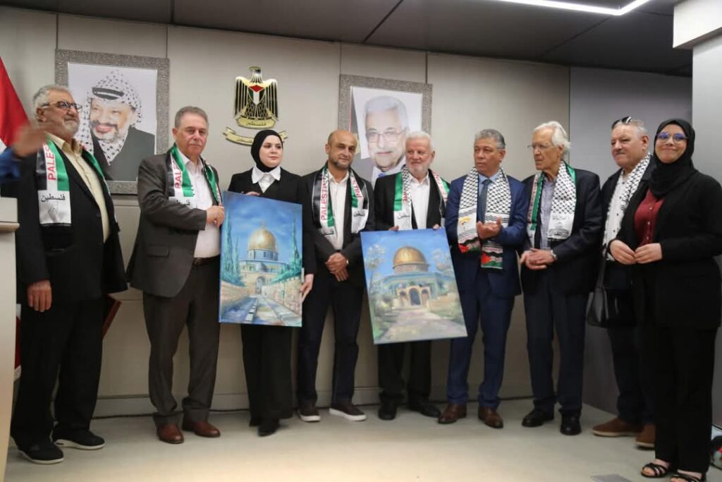 مهرجان سياسي بمناسبة عيد العمال العالمي في سفارة دولة فلسطين في لبنان