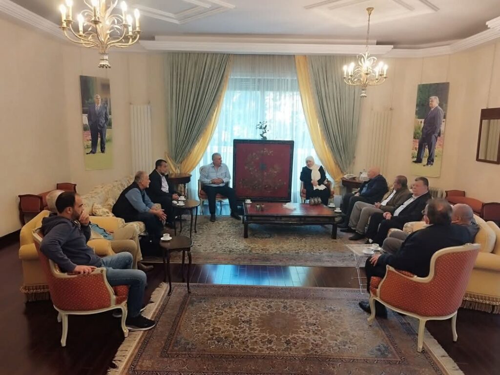 لجنة المتابعة المركزية للجان الشعبية الفلسطينية في لبنان تلتقي السيدة بهية الحريري
