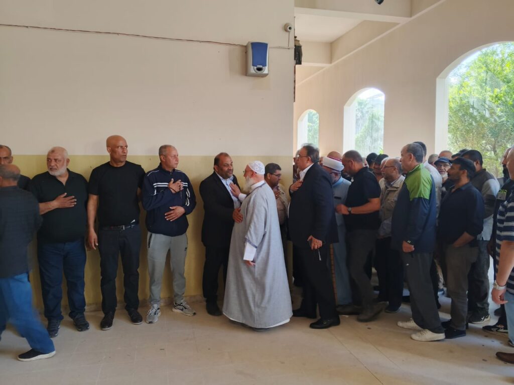 ممثلا معالي السيدة الحريري .. صفدية يعزي بالحاج محي الدين حمد حمد