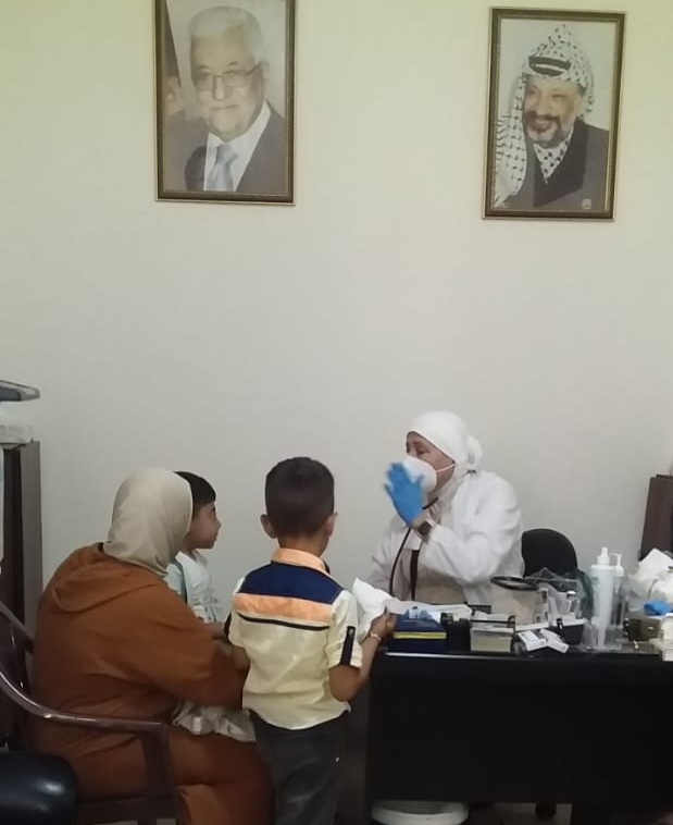 يوم صحي في مقر اللجنة الشعبيه بأقليم الخروب
