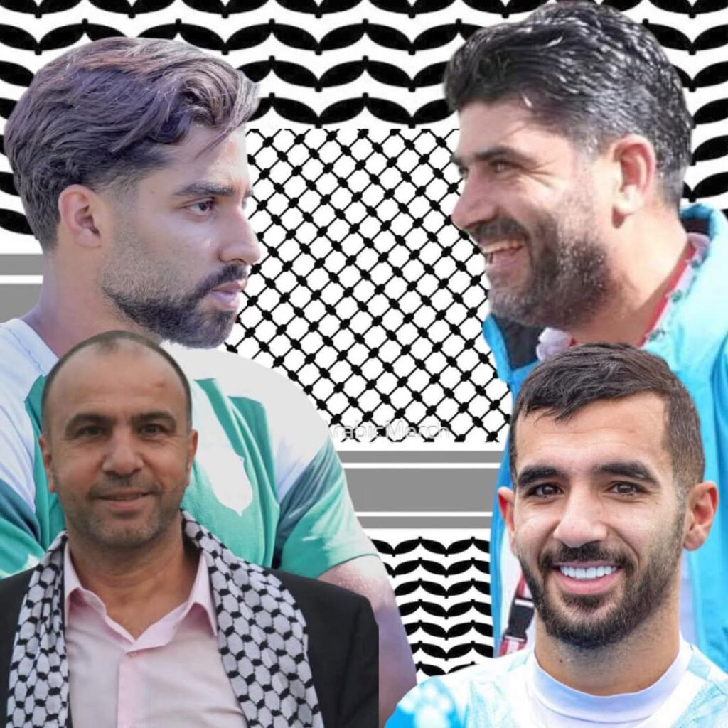محمد حبوس وحمزة الحسين هدية المخيم الفلسطيني إلى المنتخب الأم في فلسطين .