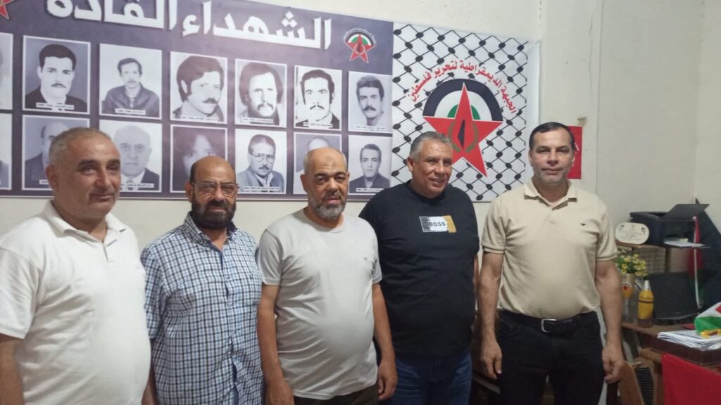 الجبهة الديمقراطية في البرج الشمالي تلتقي قيادة حماس في المخيم
