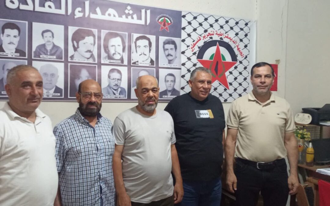 الجبهة الديمقراطية في البرج الشمالي تلتقي قيادة حماس في المخيم