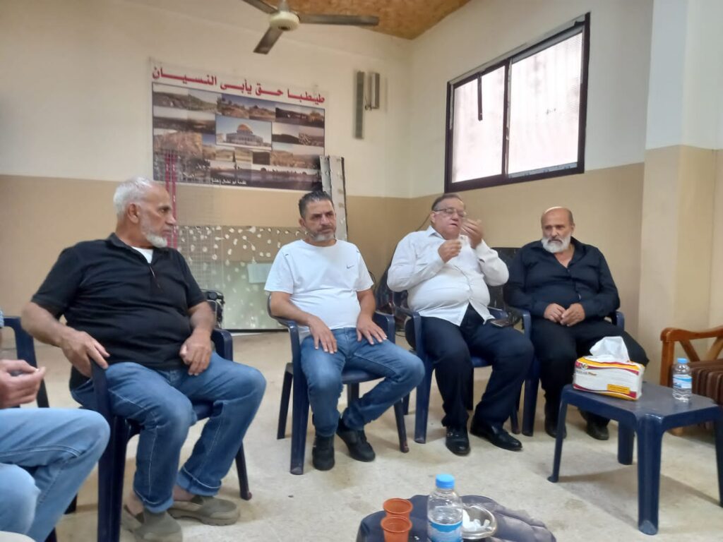 وليد صفدية ممثلا معالي السيدة بهية الحريري بالدكتور علي حسن بليبل