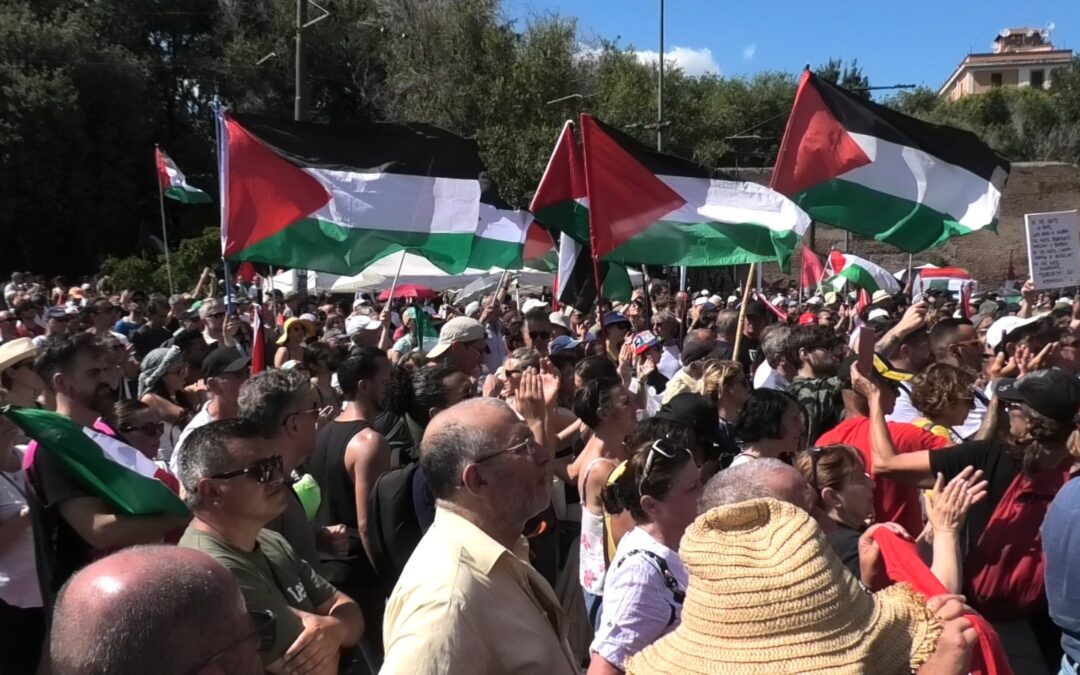 “ليس باسمي”… روما تنتصر لغزة وتدين الصمت العالمي