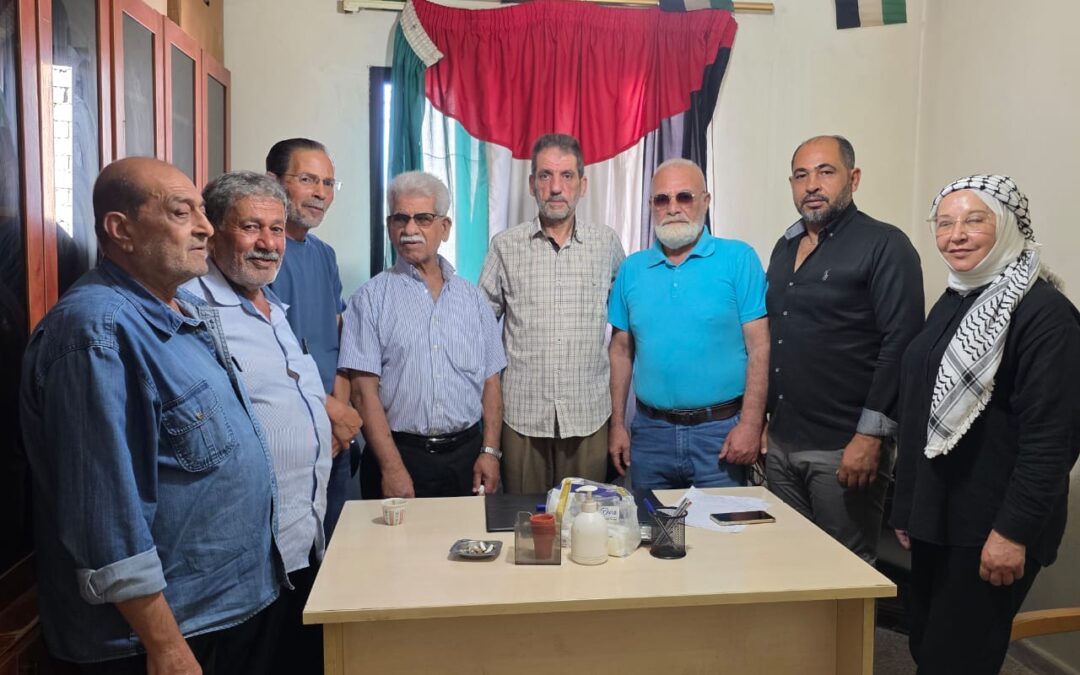 أبو حسام حجاج يتسلّم مهام أمانة سر اللجنة الشعبية في عين الحلوة