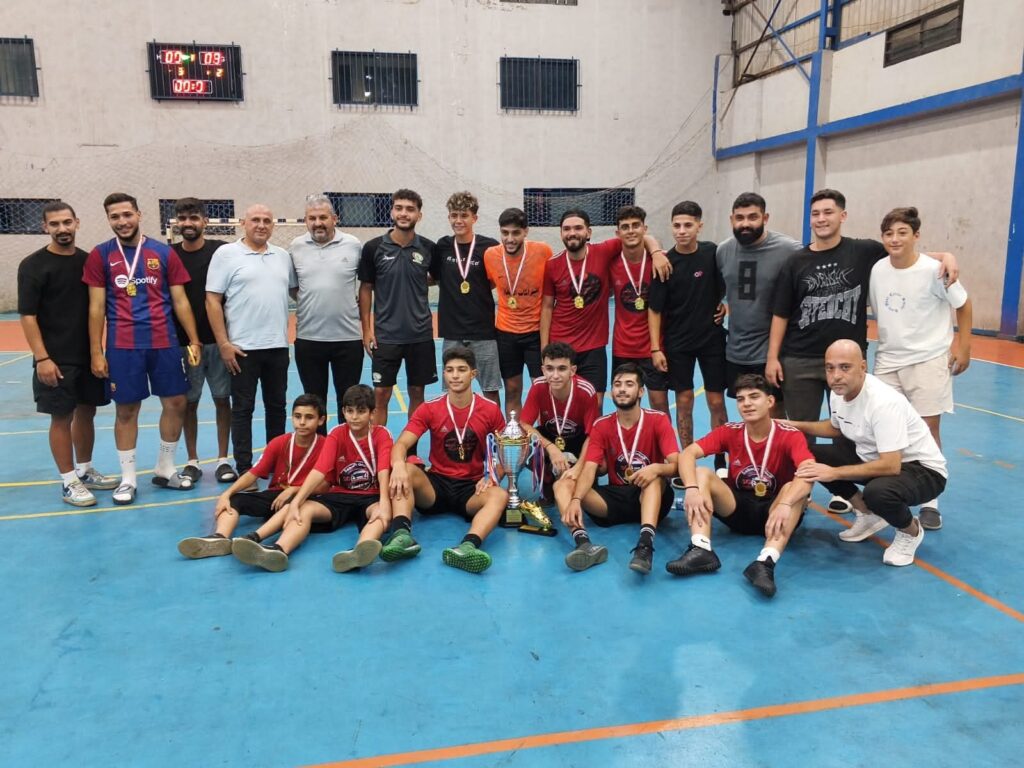 الأخوة صيدا يتوّج بطلاً لدوري الصالات الفلسطينية U19