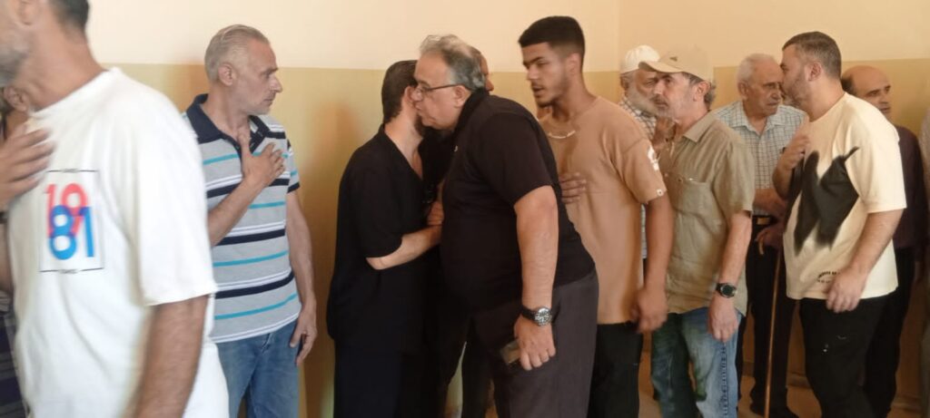صفدية ممثلاً السيدة الحريري قدّم واجب العزاء في صيدا ومخيماتها