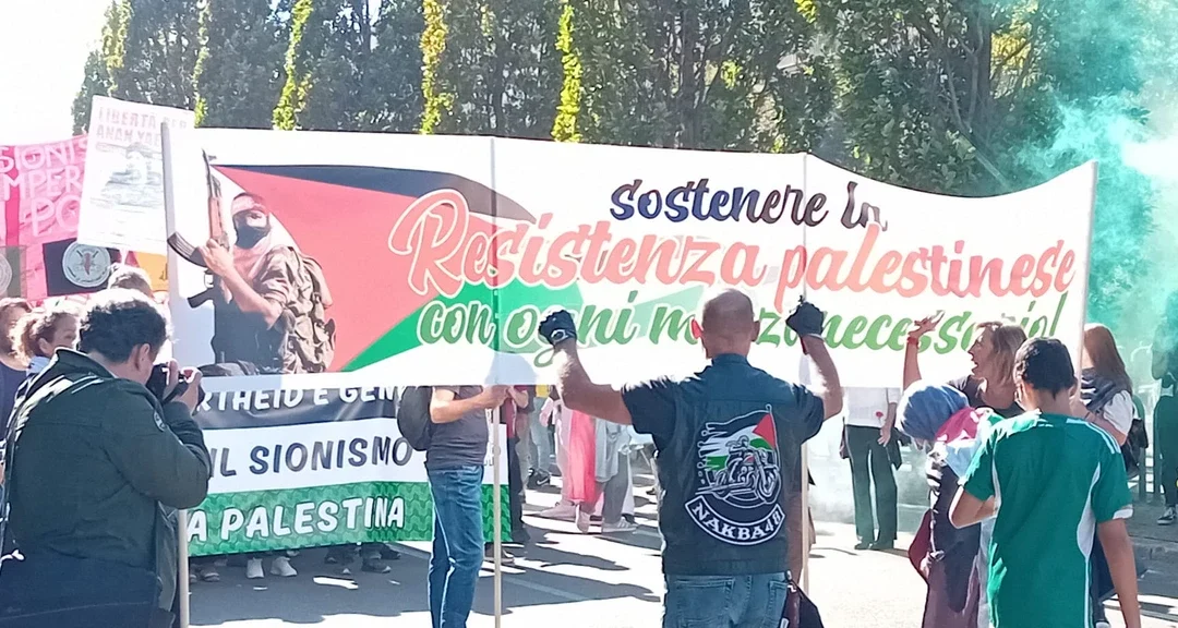 مظاهرة مليونية في روما تضامنًا مع فلسطين ورفضًا للإبادة في غزة