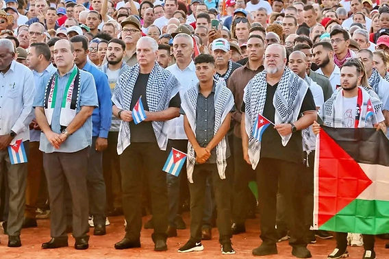 كوبا تتضامن مع فلسطين: مئات الآلاف يطالبون بوقف الإبادة