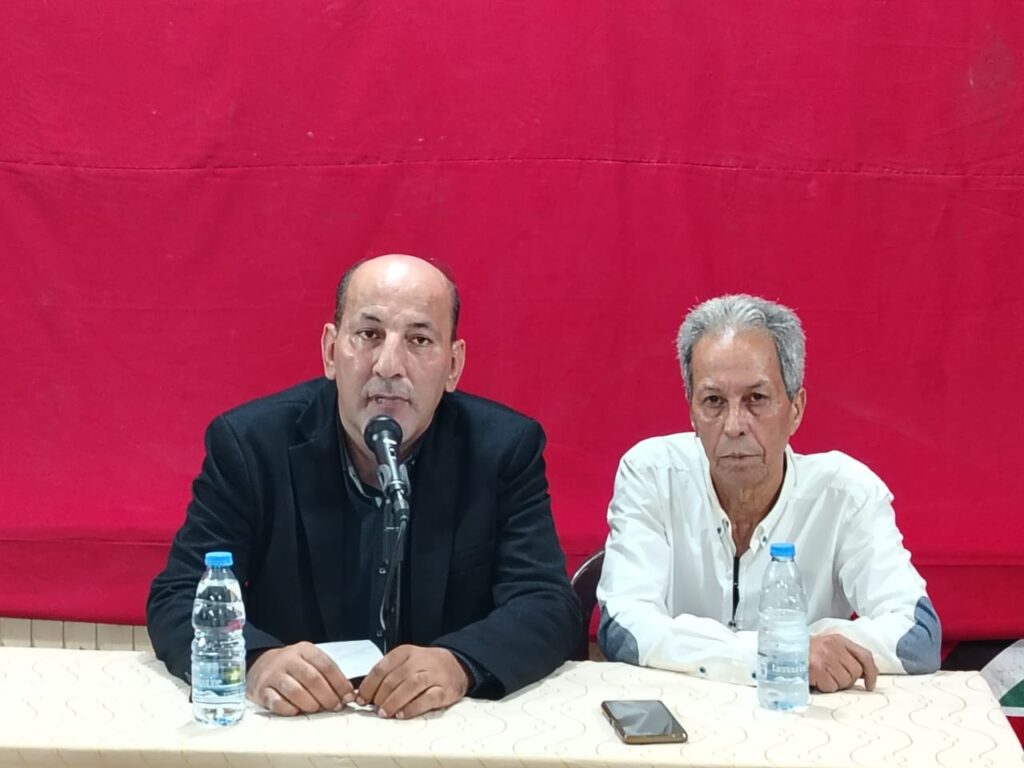 ندوة سياسية للجبهة الديمقراطية في عين الحلوة حول خطة ترامب والاستراتيجية الفلسطينية المطلوبة
