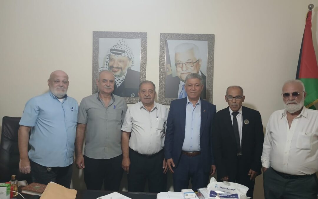 وفد اتحاد نقابات عمال فلسطين في لبنان يبحث مع فياض أوضاع اللاجئين وتراجع خدمات الأونروا
