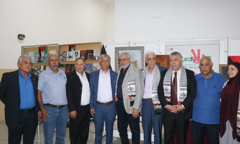 تكريم حاشد للسفير نظمي حزوري في جناح فلسطين بمعرض الكتاب العربي في صور