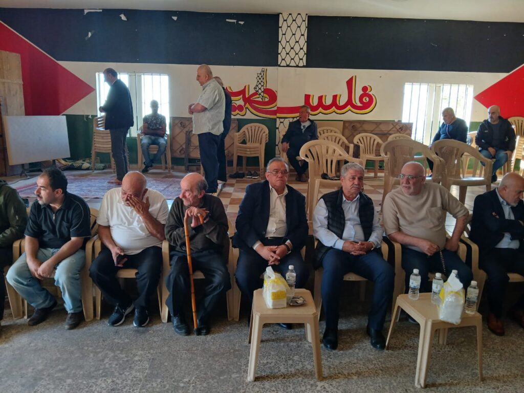 صفدية ممثّلًا معالي السيدة بهية الحريري يشارك في تشييع اللواء جلال أبو شهاب