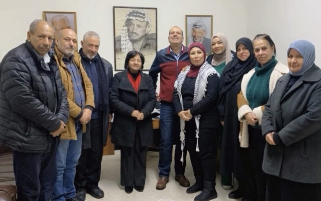 آمنة جبريل تلتقي وفد التجمّع الوطني لأسر الشهداء والجرحى والأسرى وتؤكد: حقوقهم التزام وطني يحفظ الكرامة الوطنية