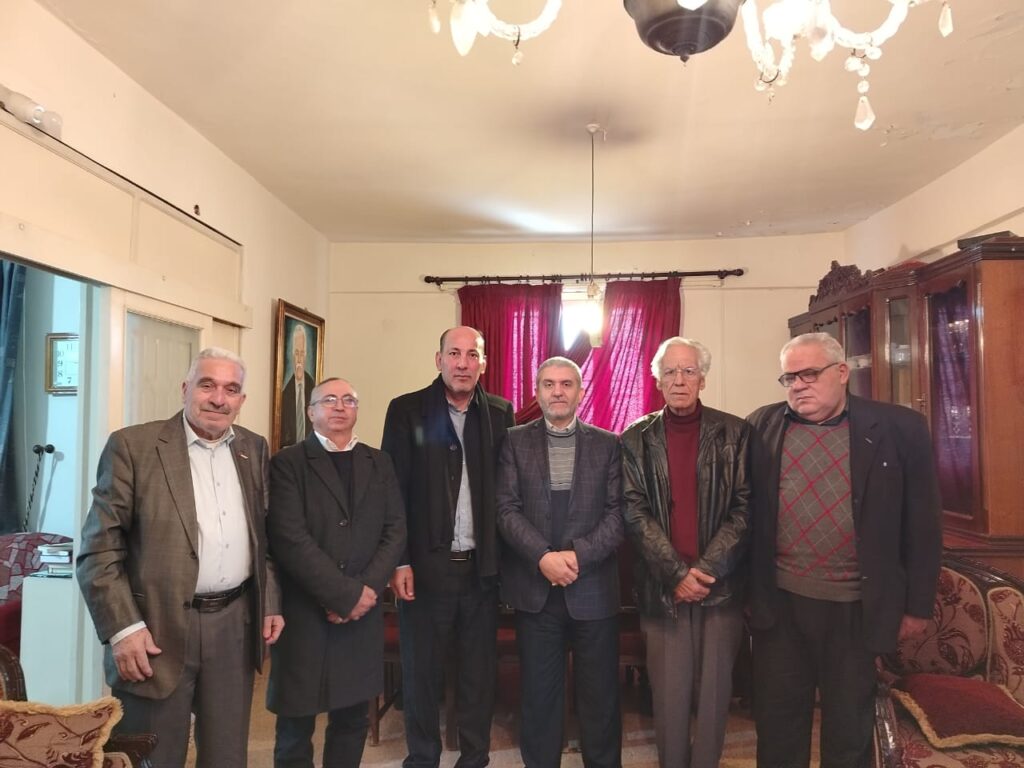 الجبهة الديمقراطية تعرض مع الوزير السابق مصطفى بيرم الأوضاع السياسية وقضايا اللاجئين الفلسطينيين في لبنان
