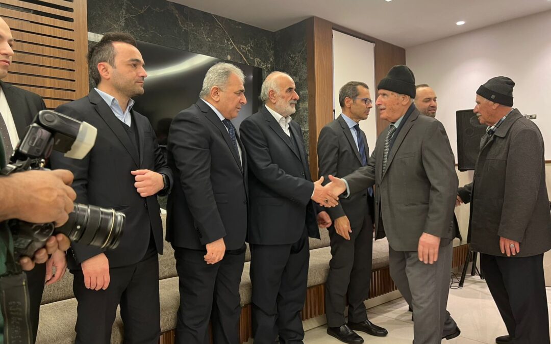 السفير الاسعد يعزي النائب في البرلمان اللبناني فادي علامة بوفاة عمه جلال علامة