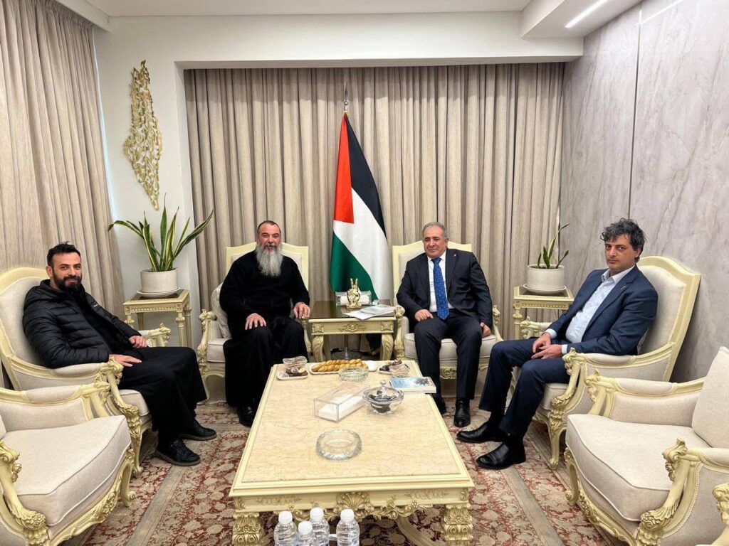 الاسعد يستقبل الارشمندريت اغابيوس ابو سعدى