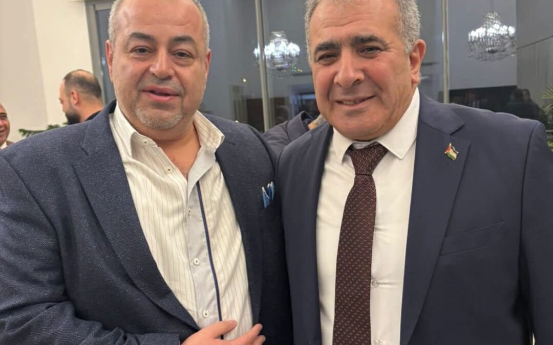 السفير محمد الأسعد يستقبل رئيس مجموعة معطي غروب بحضور ياسر عباس