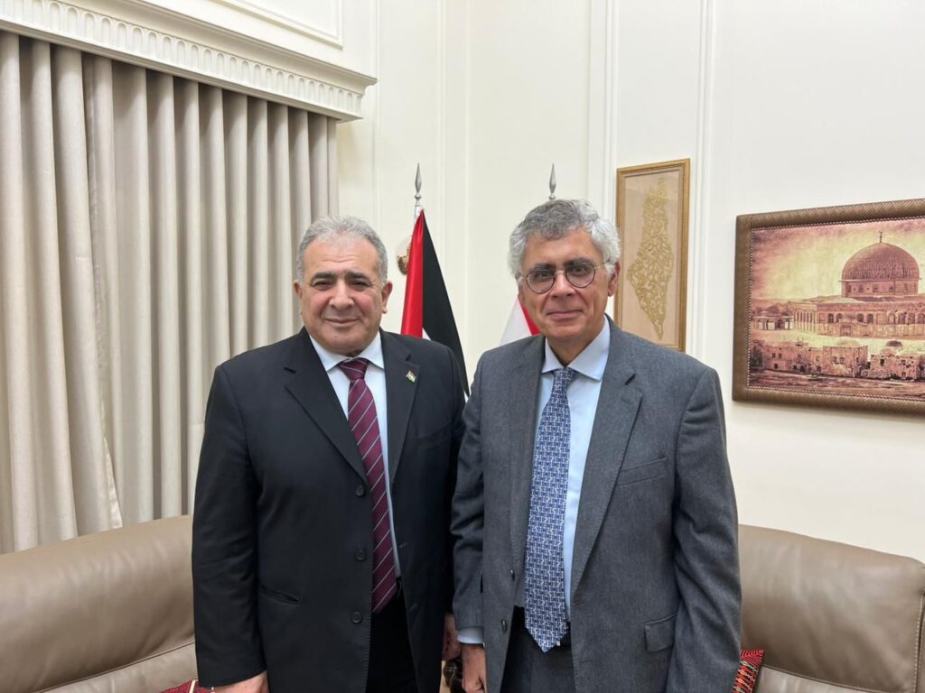 السفير الأسعد يبحث مع نظيره البرازيلي في بيروت التطورات الفلسطينية وتعزيز العلاقات الثنائية