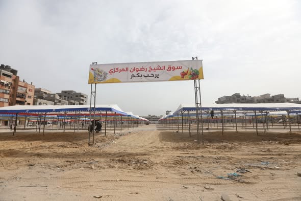 بلدية غزة تستعد لافتتاح سوق الشيخ رضوان المركزي