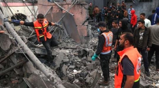 إصابات إثر انهيار منزل في مخيم الشاطئ غرب غزة