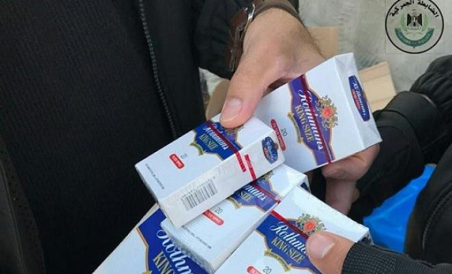 إحباط تهريب مئات الكيلوغرامات من التبغ لغزة عبر “ورق العنب”
