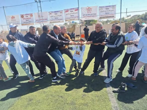 الاتحاد الفسطيني للرياضة للجميع يختتم فعاليات بطولة الصمود والامل بنادي اتحاد دير البلح