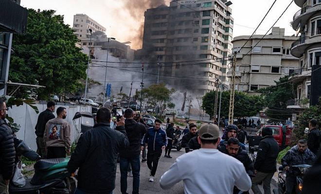 إنذارات إخلاء في الضاحية الجنوبية لبيروت وغارات عنيفة جنوب وشرق لبنان