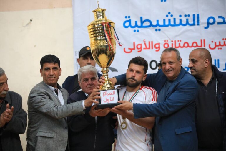 شباب خانيونس يتوج بكأس البطولة التنشيطية لخماسيات كرة القدم