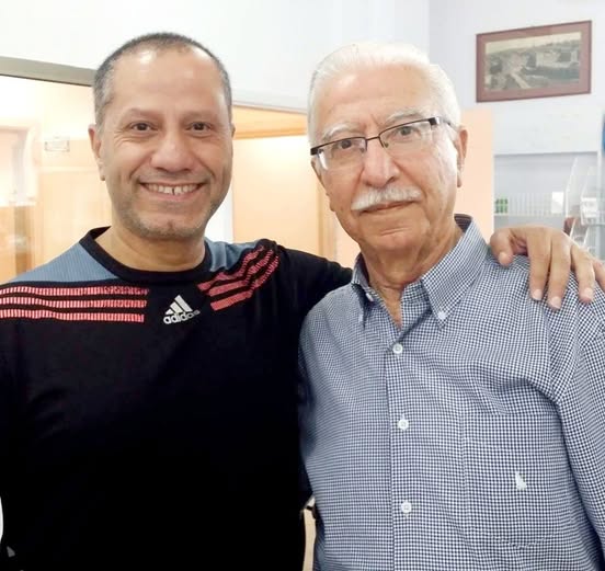 واصف ضاهر واسامة الشريف…  حين يتحالف القلم مع قبضة الكاراتيه