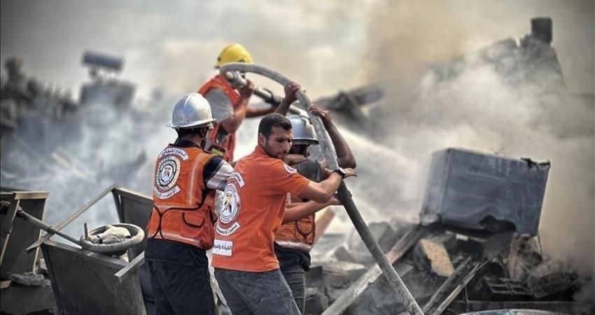 6 إصابات جراء استهداف اسرائيلي لمجموعة من المواطنين بمخيم جباليا