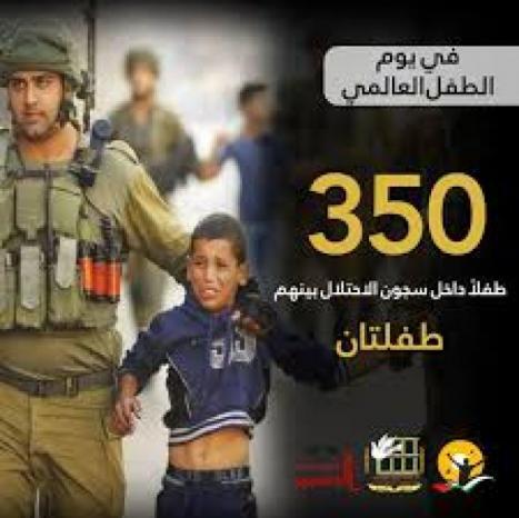 350 طفلاً اسيرا في سجون الاحتلال ينتظرون الحرية