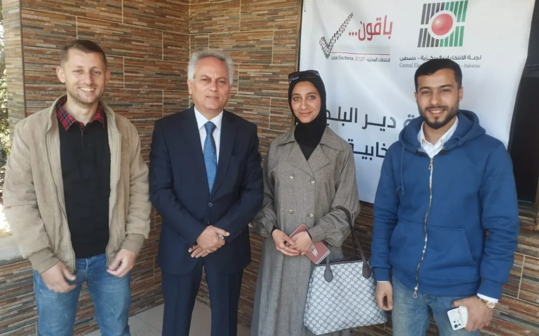“حشد” تناقش مع المدير الإقليمي للجنة الانتخابات في غزة ضمانات النزاهة والتحديات لانتخابات بلدية دير البلح