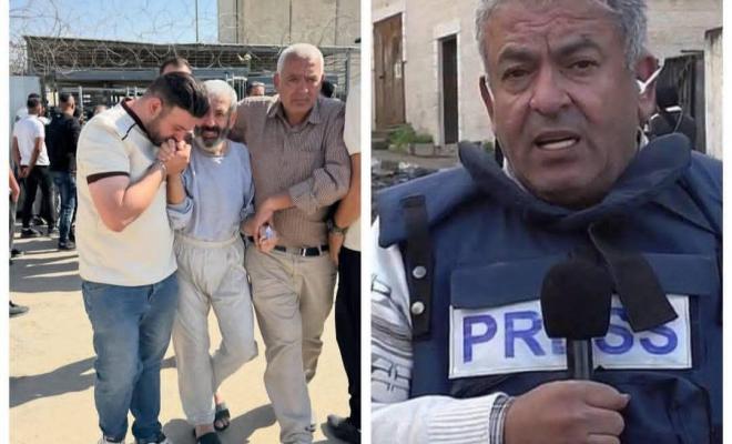 خسر نصف وزنه.. الاحتلال يُفرج عن الصحفي علي سمودي بعد عام من الاعتقال
