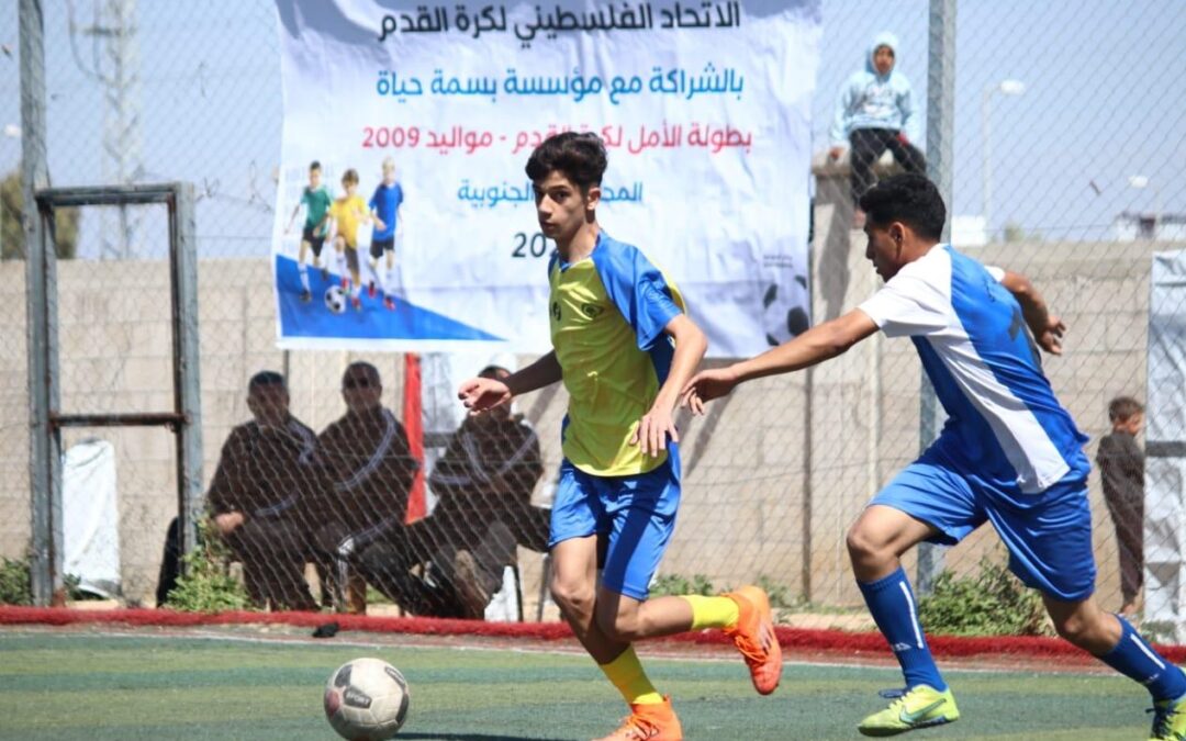شباب رفح يحقق فوزه الثاني والرباط يكتسح شباب معن وفلسطين والشمس يودعان بطولة الأمل